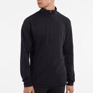 ** Arcteryx Black Half Zip Long Sleeve Top Size M
